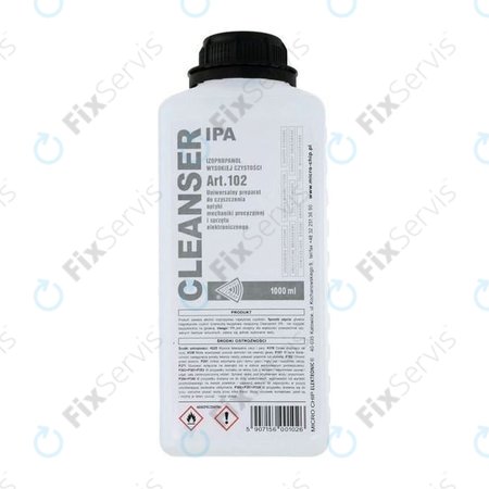 Cleanser IPA - Čistiaca Kvapalina - Isopropanol 100% (1000ml)