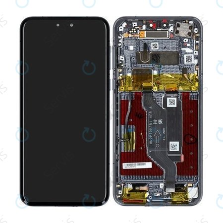 Honor Magic7 Pro - LCD Displej + Dotykové Sklo + Rám (Black) - 0235AMRV Genuine Service Pack