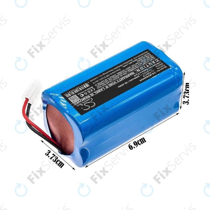 Xiaomi Essential (Mijia G1), Flyco FC-series, myVacBot SN500, Panasonic MC-series, Phicomm X3, Puppy R-series - Batéria Li-026418 Li-Ion 14.8V 2600mAh HQ