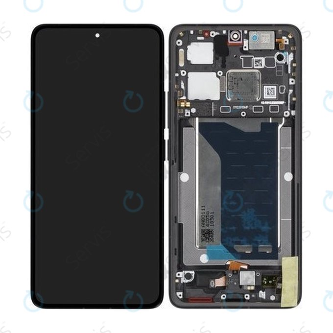 Xiaomi Poco F7 Ultra 5G - LCD Displej + Dotykové Sklo + Rám (Black) - 5600150O11U00 Genuine Service Pack