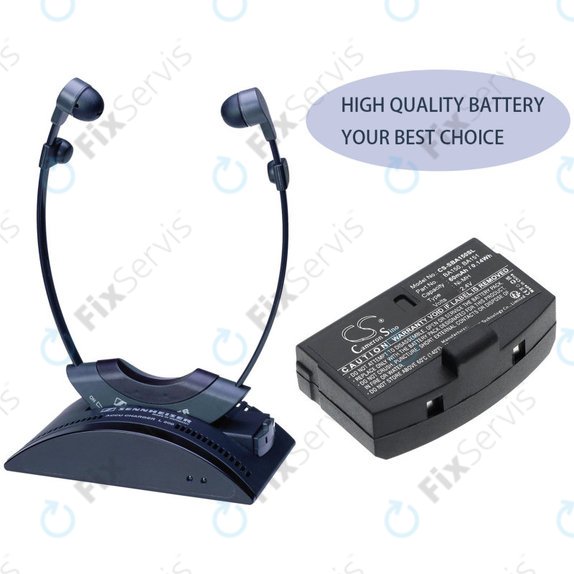 Batéria pre Sennheiser, 60mAh, Ni-MH, 2.4V, BA150, HQ