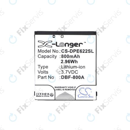 Batéria pre Doro PhoneEasy 2314, 2315, 1360, 520, 800mAh, Li-Ion, 3.7V, DBF-800A, HQ