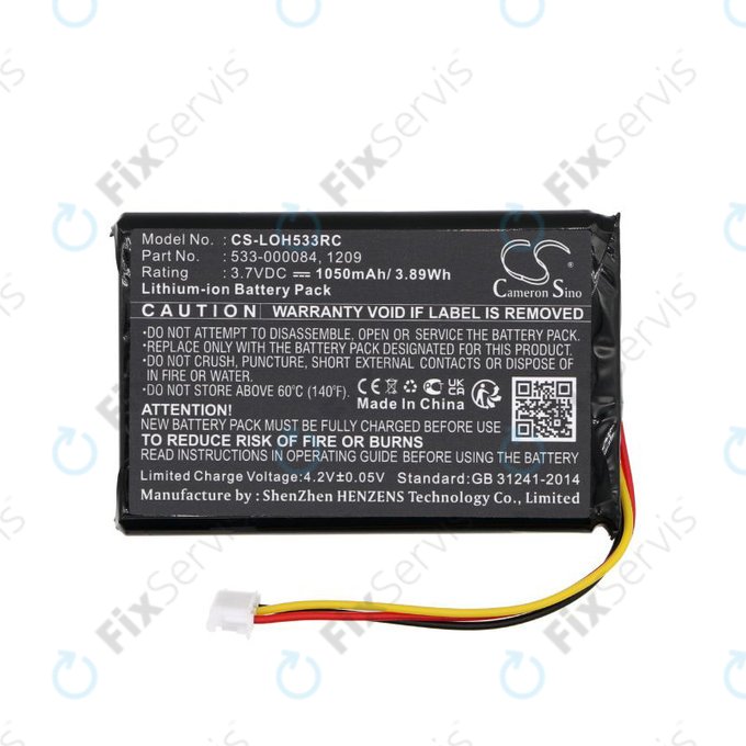 Batéria pre Logitech Harmony Touch, Ultimate, 1050mAh, Li-Ion, 3.7V, 533-000083, HQ