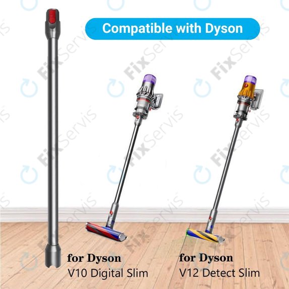 Dyson V12 - Sacia Tyč (Strieborná)