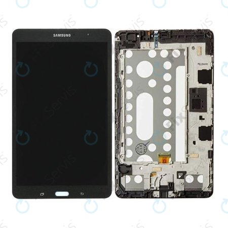 Samsung Galaxy Tab 4 Pro 8.4 T320 - LCD Displej + Dotykové Sklo + Rám (Black) - GH97-15556B Genuine Service Pack