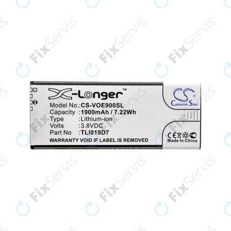 Batéria pre Alcatel 1 Dual Sim, TCL 5033, Vodafone VFD, Telstra, 1900mAh, Li-Ion, 3.8V, TLI019D7, HQ