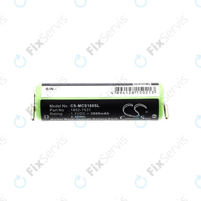 Batéria pre Moser Easy Style 1881, 2000mAh, Ni-MH, 1.2V, 1852-7531, HQ