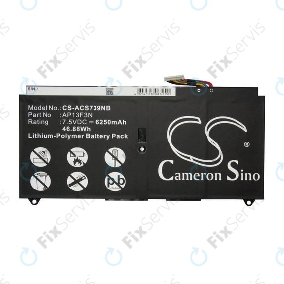 Batéria pre Acer Aspire S7, 6250mAh, Li-Pol, 7.5V, AP13F3N, HQ