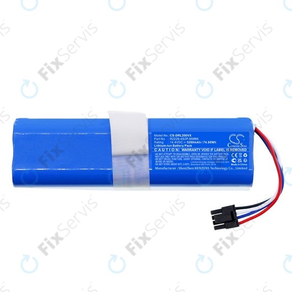 Xiaomi Dreame Bot L10s Ultra Gen2 - Batéria P2150-4S2P-KLYEV, R2228-4S2P-MMBK 14.4V Li-Ion 5200mAh HQ
