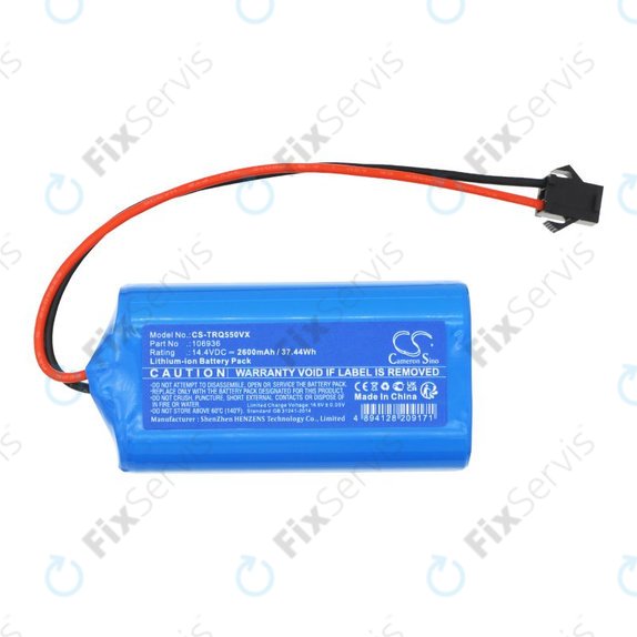 Batéria pre Tesla Robostar IQ550, 2600mAh, Li-Ion, 14.4V, 106936, HQ
