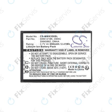 Batéria pre Motorola Gleam +, 650mAh, Li-Ion, 3.7V, OM4A, OM4C, HQ