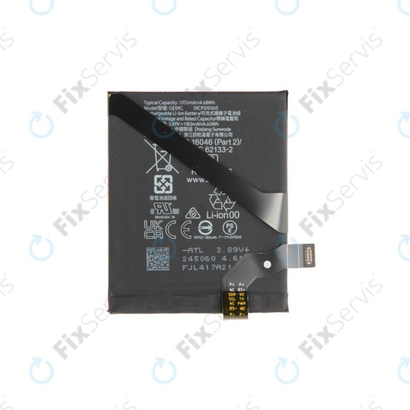 Batéria pre Google Pixel 9 Pro Fold, Base GE59C, G949-00920-00, Genuine Service Pack