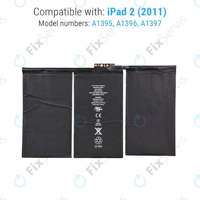 Apple iPad 2 - Batéria 6500mAh