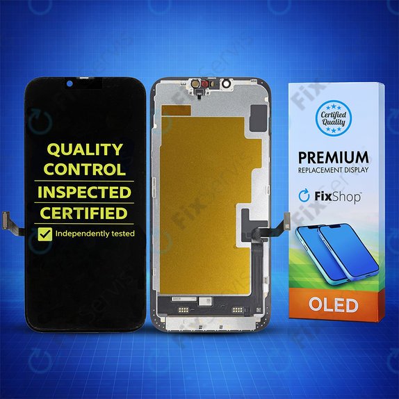 Displej Soft OLED pre iPhone 14 Plus, Dotykové sklo s rámom, DIAGNOSTIC