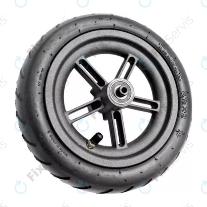 Xiaomi Mi Electric Scooter 1S, 2 M365, Essential - Komplet Zadné Koleso (Black) - C002550001900, C002550003500 Genuine Service Pack