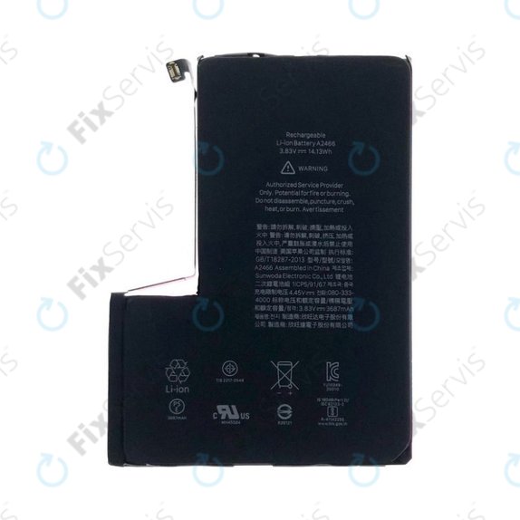 Batéria pre iPhone 12 Pro Max, 3687mAh, A2466, Service Pack