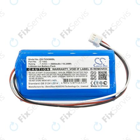 Batéria pre Televes H30FLEX, 2600mAh, Li-Ion, 7.4V, E-1982, HQ