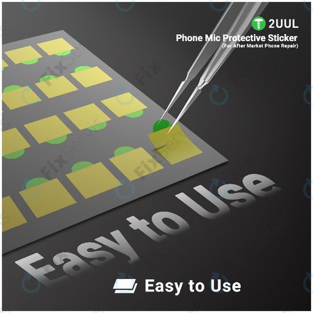 Ochranné nálepky na mikrofón telefónu, 2UUL DA32, 500ks/balenie