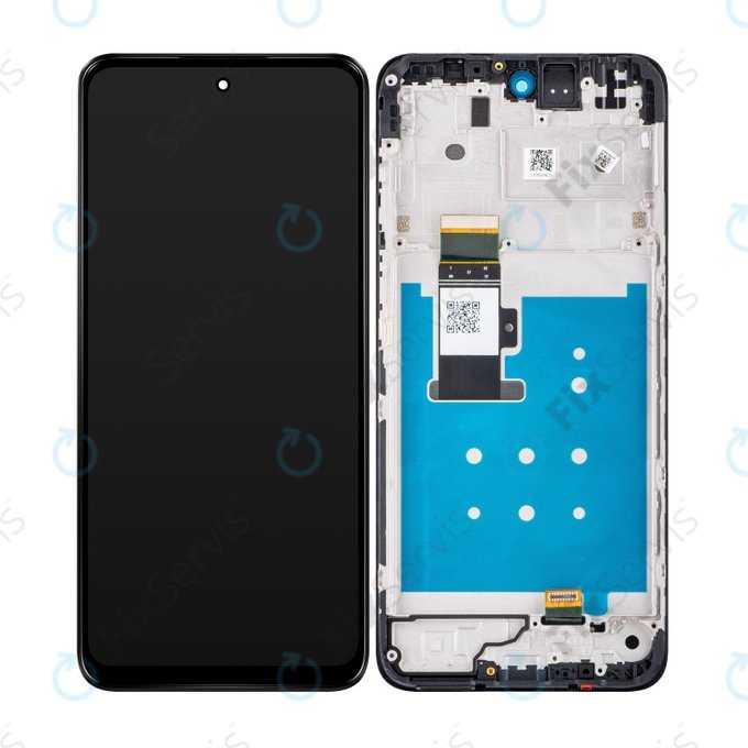 Motorola Moto G13 - LCD Displej + Dotykové Sklo + Rám (Matte Charcoal) TFT