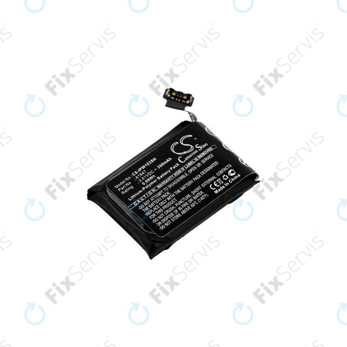 Batéria pre Apple Watch 3 38 mm, 260mAh, GPS Version, Li-Pol, 3.81 V, A1847, HQ