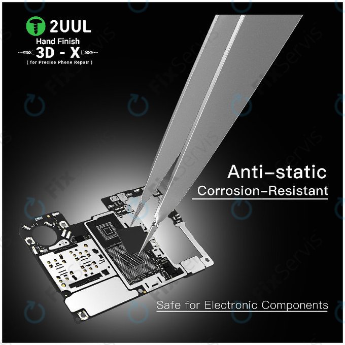 Presná pinzeta, 3D-X ručne opracovaná, 2UUL TW02