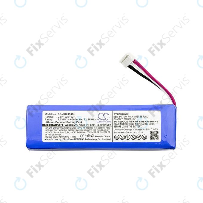 JBL Charge 2, Charge 2+, Charge 3 (2015) - Batéria Li-Pol 6000mAh HQ