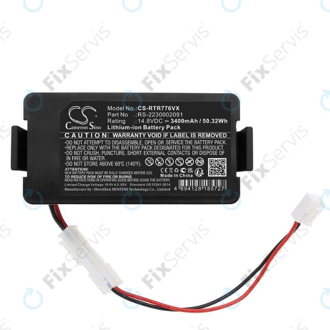 Rowenta RR7774, RR7755, Tefal RG7765 - Batéria RS-2230002091 Li-Ion 14.8V 3400mAh HQ