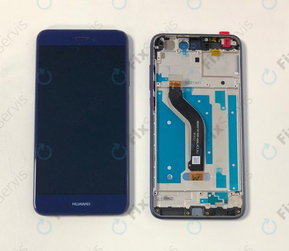 Huawei P9 Lite (2017), Honor 8 Lite - LCD Displej + Dotykové Sklo + Rám (Blue) TFT