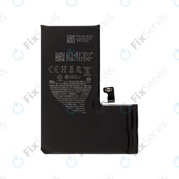 Batéria pre iPhone 15 Pro, 3274mAh, A3011