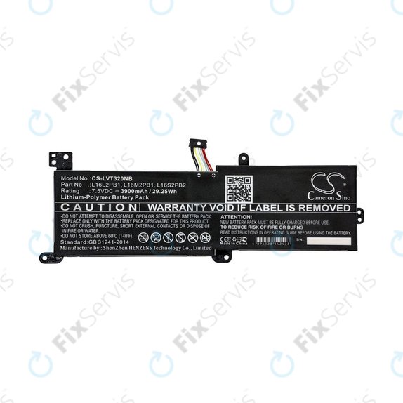 Batéria pre Lenovo 320, 330, 520, Ideapad 320, 330, S145, 3900mAh, Li-Pol, 7.5V, L16L2PB1, HQ
