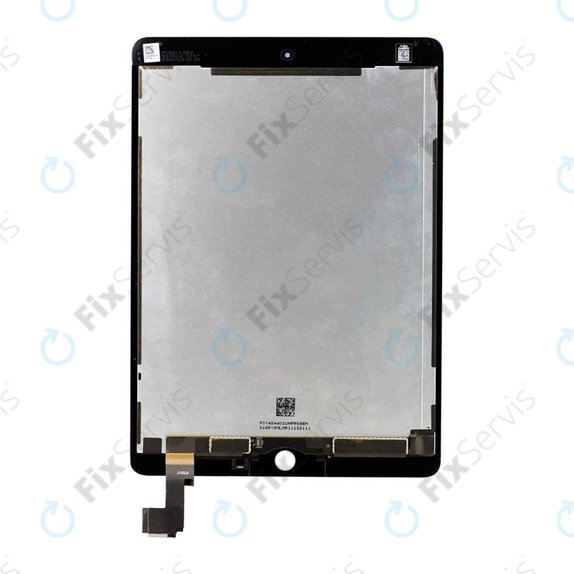 LCD Displej pre iPad Air 2, Black, Dotykové sklo bez rámu, Refurbished