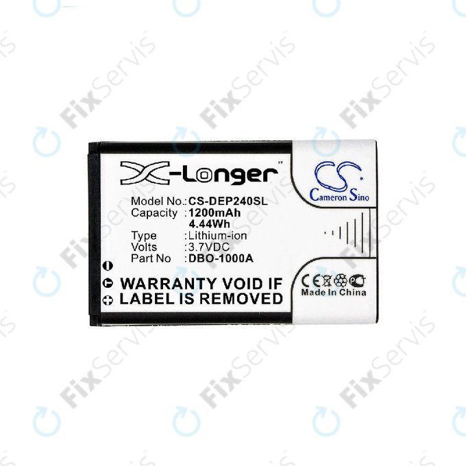 Batéria pre Doro 1370, 1372, 2404, 6040, 1200mAh, Li-Ion, 3.7V, DBO-1000A, HQ