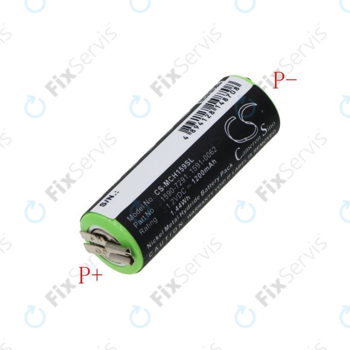 Batéria pre Moser Chromini 1591, Ermila Bella 1590, 1200mAh, Ni-MH, 1.2V, 1590-7291, HQ