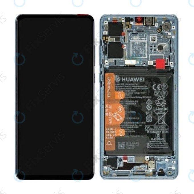 Huawei P30 - LCD Displej + Dotykové Sklo + Rám + Batéria (Breathing Crystal) - 02352NLP, 02354HMF, 02354KUB Genuine Service Pack