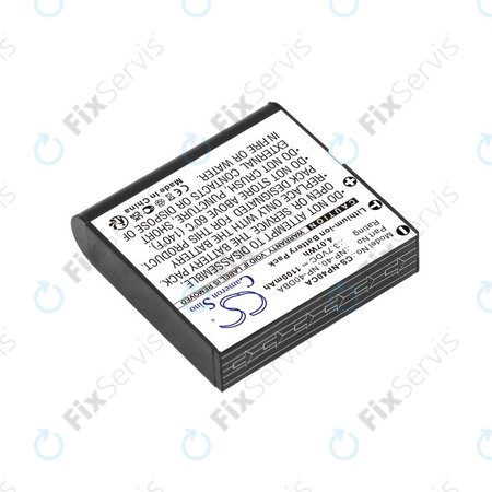 Batéria pre Casio Exilim Ex-FC100, 1100mAh, Li-Ion, 3.7V, NP-40, HQ