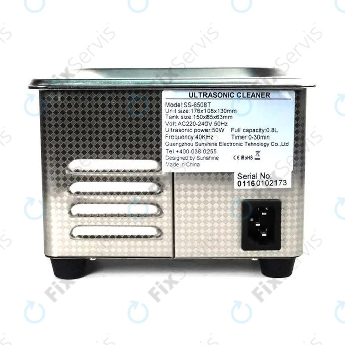 Sunshine SS-6508T - Ultrazvuková Čistička - 0.8L
