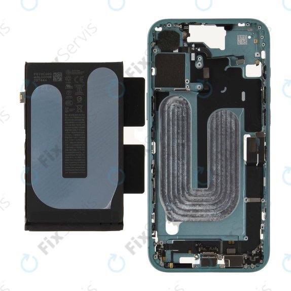 Stredný Rám s Batériou pre iPhone 16 Plus | Green | ZD076-00688 | Genuine Apple