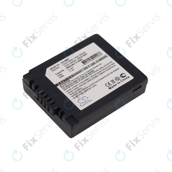 Batéria pre Panasonic DMC-FZ10, 680mAh, Li-Ion, 7.4V, CGA-S002, HQ