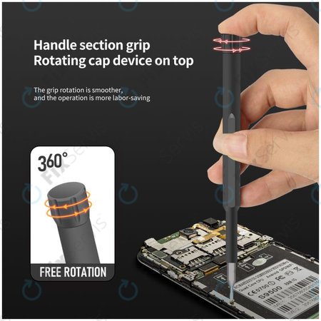 Kingsdun - Precízna Sada so Skrutkovačom a Bitmi 44v1