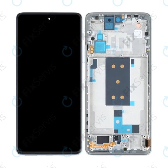 Xiaomi 11T, 11T Pro - LCD Displej + Dotykové Sklo + Rám (Celestial Blue) OLED