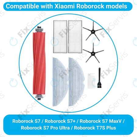 Xiaomi Roborock S7, S7+, S7 MaxV, S7 Pro Ultra, T7S Plus - Štandardný Set (Čierny)