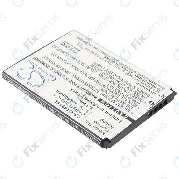 Batéria pre Alcatel One Touch, OT, TCL A, Vodafone, 900mAh, Li-Ion, 3.7V, CAB31L0004C1, HQ