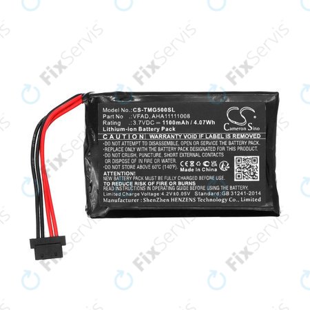 Batéria pre TomTom GO 5000, 5100, 6000, 6100, 6200, Pro 5250, 1100mAh, Li-Ion, 3.7V, VFAD, HQ