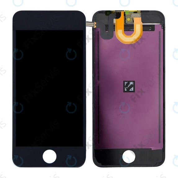 LCD Displej pre iPod Touch (5th Gen, 6th Gen, 7th Gen), Black, Dotykové sklo s rámom