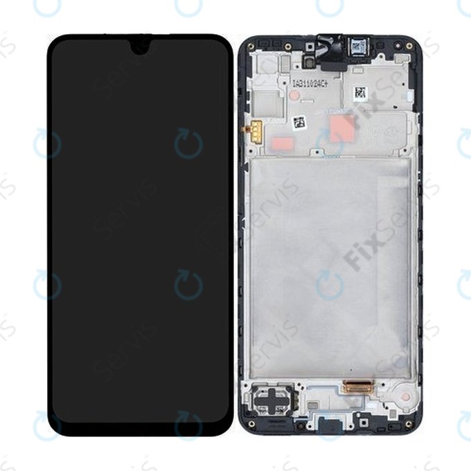 Displej pre Samsung A16 4G, Black, Dotykové sklo s rámom, GH82-36253A, Genuine Service Pack