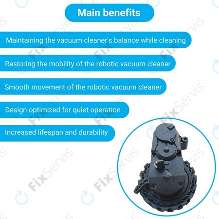 Ecovacs Deebot N-series, T-series, Ozmo-series - Koleso s Motorom (Pravé)