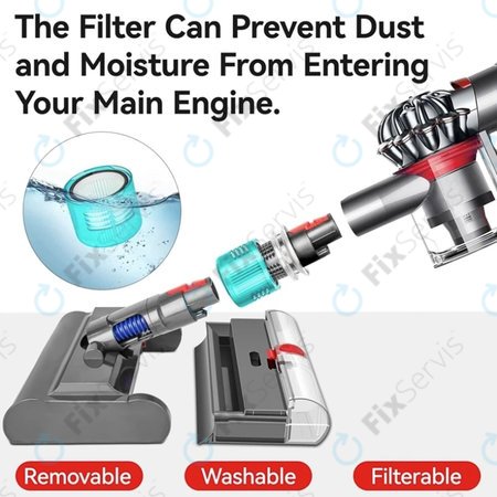 Dyson V-series - Podlahová hubica Submarine s Umývateľným Filtrom