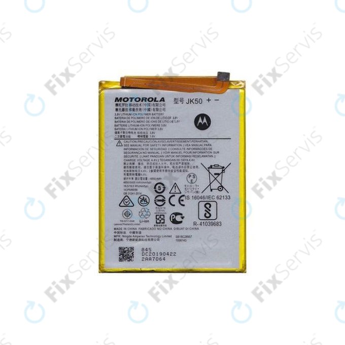 Motorola Moto G7 Power, G8 Power Lite, G9 Play, G10, G20, G30, G50, G51, E7 Plus, E7, E7i Power, E30, E40 - Batéria JK50 5000mAh - SB18C28956, SB18C77591 Genuine Service Pack