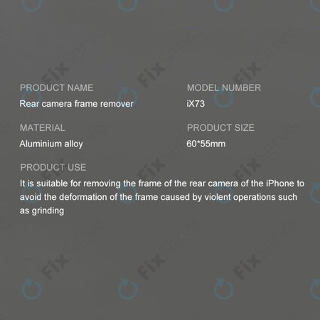 iFixes iX73 - nástroj na demontáž rámu zadnej kamery