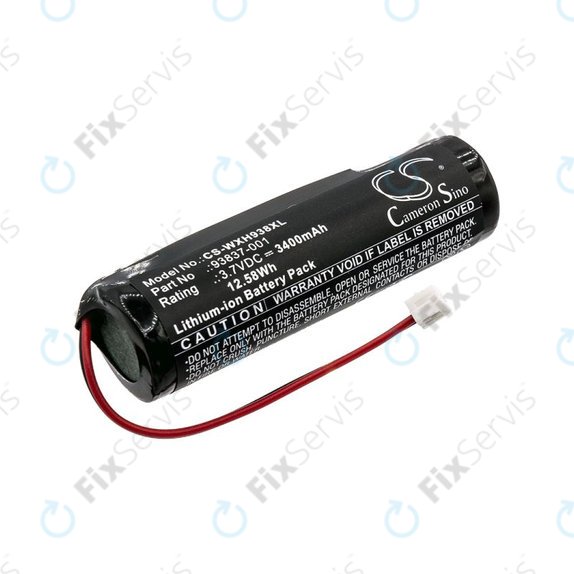 Batéria pre WAHL Beretto Black Stealth, Chrome, 3400mAh, Li-Ion, 3.7V, 93837-001, HQ